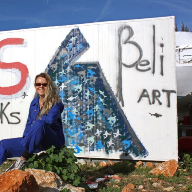 2014 - Mur à l'entrée de la baie de Villefranche-sur-mer © Belinda BUSSOTTI