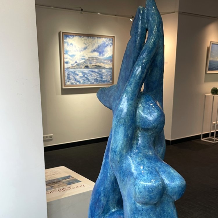 "Lula" et "Tête de chien-Monaco" de Ebba Balestra di Mottola © Belinda BUSSOTTI