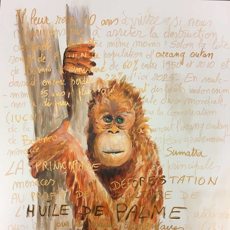 19-263 Huile de palme (70x50cm) © Belinda BUSSOTTI