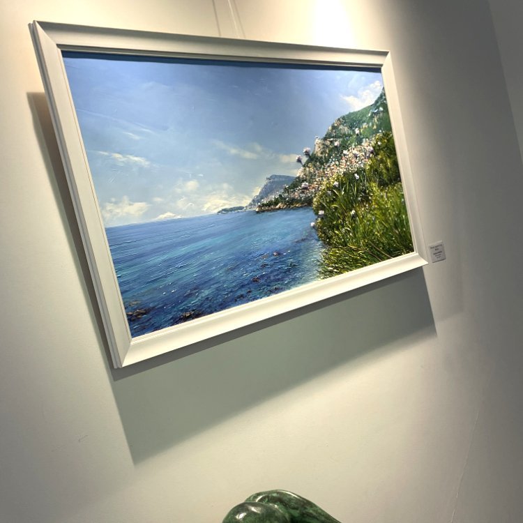 "Emmie" et "Monaco depuis le cap Martin" de Delphine Lanzara © Belinda BUSSOTTI